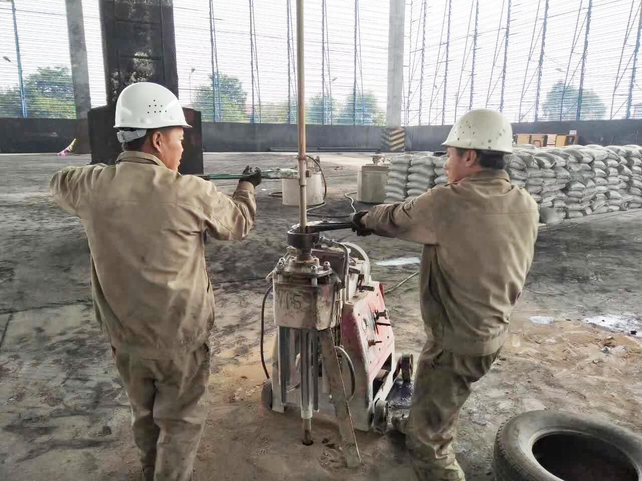 三元古韩荆宝煤业储煤场地基注浆加固工程