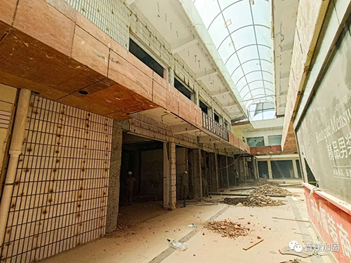 甘肃庆阳某商城结构改造加固工程