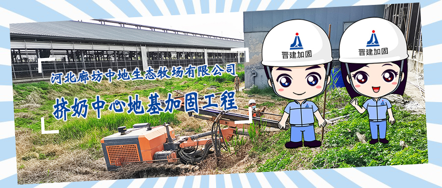 河北廊坊中地生态牧场有限公司挤奶地基加固工程